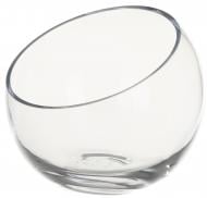 Ваза скляна Wrzesniak Glassworks 15-1447K 17 см прозора