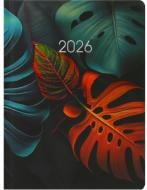 Дневник датированный Листья Economix A5 2026 E21844 разноцветный