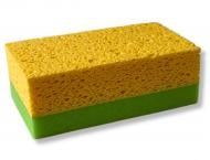 Губка Tnova целлюлозная + PU (двухслойная) 160×90×60 мм