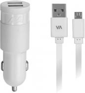 Автомобільний зарядний пристрій RivaCase VA4222 WD1 white
