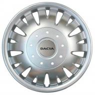 Колпак для колес выпуклые (на бусы) SJS Dacia 410 R16" 4 шт. серебряный