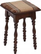 ВИТРИНА! Табурет твердый разноцветный бежевый / орех темный