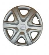 Колпак для колес A&K Ford A191(лого пластик) R15" 4 шт. серебряный