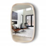 Зеркало настенное Luxury Wood New Art Slim ясень White 600x900 мм