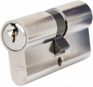 Цилиндр Abus E50 40x40 ключ-ключ 80 мм матовый никель