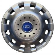 Колпак для колес выпуклые (на бусы) SJS Ford 414 R16" 4 шт. серебряный