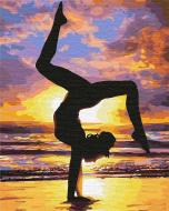 Картина по номерам Йога на закате Идейка