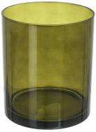 Ваза стеклянная Wrzesniak Glassworks 17-678F 17 см зеленая 17-678F
