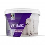 Краска интерьерная акриловая COLORINA White Latex мат белый 1,4 кг