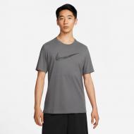 Футболка Nike M NK DF TEE CAMO GFX DR7561-068 р.L серый