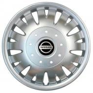 Колпак для колес выпуклые (на бусы) SJS Nissan 410 R16" 4 шт. серебряный