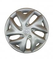 Ковпак для коліс A&K Opel A122(лого пластик) R15" 4 шт. срібний