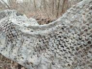 Сетка маскировочная Ecobag из спанбонда 1,6x10 м. Зима (серая)