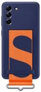Чехол-накладка Samsung Silicone with Strap Cover Navy (EF-GG990TNEGRU) для S21 FE