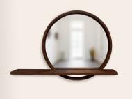 Зеркало с полкой Luxury Wood Sunset ясень Venge D800 мм