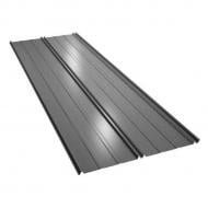 Лист фальцевой кровли GOOD ROOF квик-фальц 0,45x1102х2000 мм RAL 7024 Мат Zn90