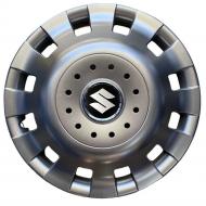 Колпак для колес выпуклые (на бусы) SJS Suzuki 414 R16" 4 шт. серебряный