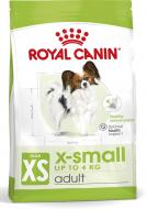 Корм сухий для дорослих собак для малих порід Royal Canin X-SMALL ADULT 0,5 кг (свійська птиця, рис, кукурудза) 500 г