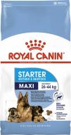 Корм для крупних порід Royal Canin для цуценят MAXI STARTER 4 кг (кукурудза, рис) 4 кг
