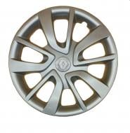 Ковпак для коліс A&K Renault A174(лого пластик) R15" 4 шт. срібний