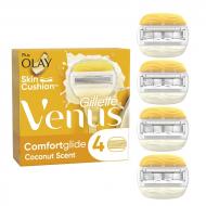 Комплект сменных кассет Gillette Venus ComfortGlide Olay с кокосом 4 шт.