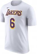 Футболка Nike LAL M NK ES NN SS TEE DR6380-106 р.L белый