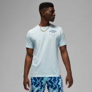 Футболка Nike M J DF SPRT BC SS GX CREW DQ7384-474 р.M синий