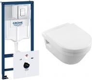 Система інсталяції Grohe Rapid SL 38827000 + унітаз Architectura Directflush 5684HR01 Система інсталяції Grohe Rapid SL 38827000 + унітаз Architectura Directflush 5684HR01