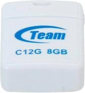 Флеш-память USB Team C12G 8 ГБ USB 2.0 white (TC12G8GW01)