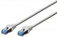 Патч-корд Digitus (DK-1531-0025) CAT 5e SF-UTP AWG 26/7 Cu PVC 0,25 м сірий Патч-корд Digitus (DK-1531-0025) CAT 5e SF-UTP AWG 26/7 Cu PVC 0,25 м сірий