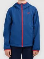 Куртка для хлопчиків 4F SOFTSHELL JACKET M598 4FJWAW26TSOFM598-30S р.140 синя