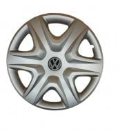Колпак для колес A&K Volkswagen A191(лого наклейка) R15" 4 шт. серебряный