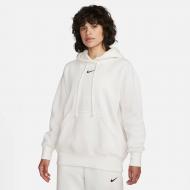 Джемпер Nike W NSW PHNX FLC PO HOODIE OS DQ5860-133 р.L белый