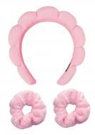 Обруч SPL + резинки 2 шт. світло-рожевий