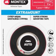 Двухсторонняя автомобильная клейкая лента MONTEX SHS MTX5125 12 мм 1,2 мм 2 м черный