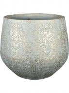 Вазон керамика Metallic Grey d23 см h20 см серый Nieuwkoop (Ф17505)