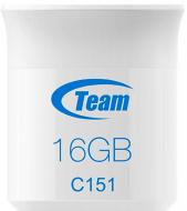 Флеш-память USB Team C151 16 ГБ USB 2.0 white (TC15116GL01)