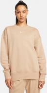 Свитшот Nike W NSW PHNX FLC CREW OS DQ5733-200 р.XL бежевый