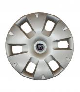 Ковпак для коліс A&K Fiat A124(лого наліпка) R15" 4 шт. срібний