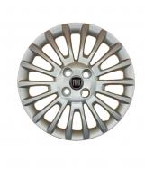 Колпак для колес A&K Fiat A138(лого наклейка) R15" 4 шт. серебряный