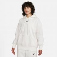 Джемпер Nike W NSW PHNX FLC PO HOODIE OS DQ5860-133 р.S белый