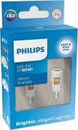 Автолампа світлодіодна Philips Ultinon Pro6000 W5W 2 шт.(PS 11961WU60X2)