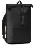 Рюкзак Rains Roll Top Rucksack 1316-001 18 л чорний