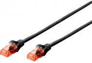 Патч-корд Digitus (DK-1612-030/BL) CAT 6 UTP AWG 26/7 CCA PVC 3 м черный