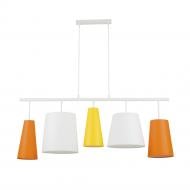 ВИТРИНА! Люстра подвесная TK Lighting 5x60 Вт E27 белый 2217