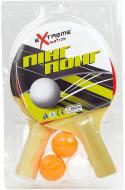 Набор для настольного тенниса Shantou 2 ракетки + 3 мячика под слюдой 28х18х4 см Z00005 (C34452)