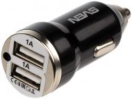 Зарядное устройство в автомобиль Sven USB Car Charger C-123 Black