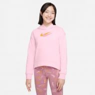 Джемпер Nike G NSW FLC HOODIE SSNL PRNT DQ9127-663 розовый Джемпер Nike G NSW FLC HOODIE SSNL PRNT DQ9127-663 розовый