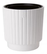 Горщик для квітів пластик Mika Cyli 30 круглий білий 5,5 л Form Plastic