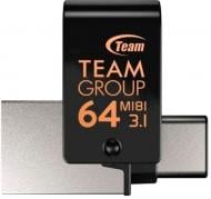 Флеш-память USB Team M181 64 ГБ USB 3.1 black (TM181364GB01)